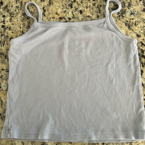 Brandy Melville Light blueish grey Gray Tank Top - Picture 2 of 3